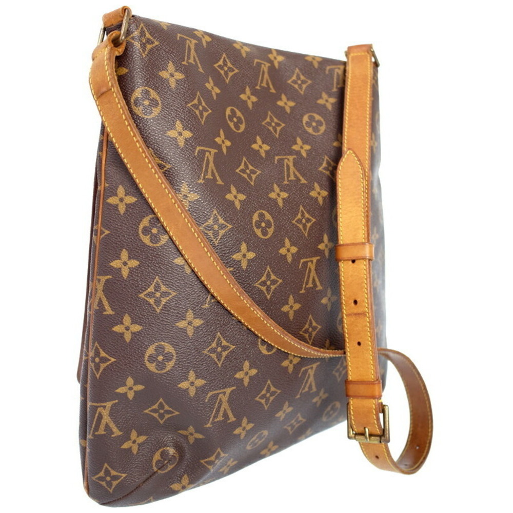 Louis Vuitton Bag Monogram Leather Musette Shoulder Brown